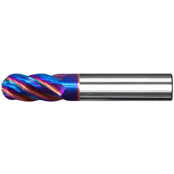 9/16x1-1/8x9/16x3-1/2 5FL Ball Multi-Helix Ultra V5 with Flat, PowerN